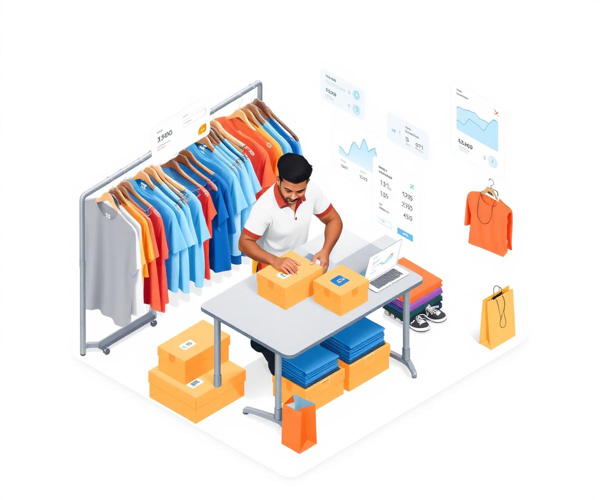 CHOICE fashion seller packing orders